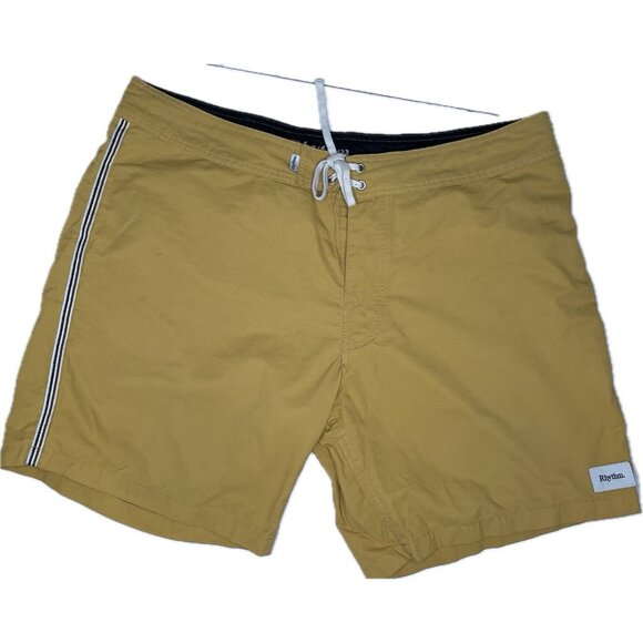 RHYTHM Heritage Boardshort - 6" Yellow Gold 36” - Picture 2 of 9